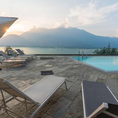 Magic Lake View With Beautiful Pool Area Bellano Zewnętrze zdjęcie
